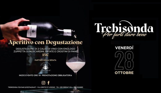 Aperitivo con degustazione al Trebisonda (Lissone, 28/10/2022)