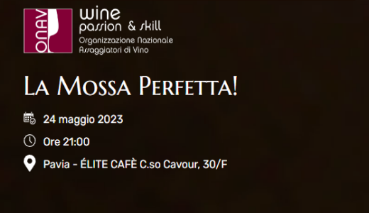Serata "La Mossa Perfetta" con ONAV Pavia (24/05/2023)