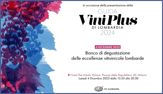 Presentazione della guida Viniplus AIS Lombardia 2024 (Milano, 04/12/2023)