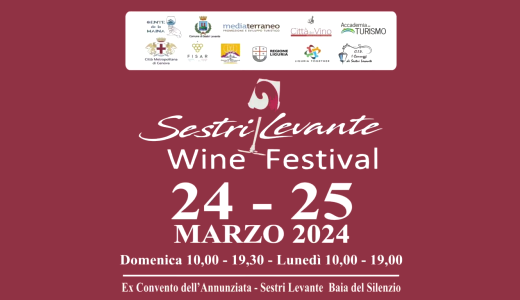 Sestri Levante Wine Festival 2024 (24-25/03/2024)